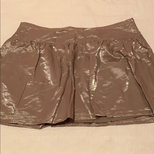 Old Navy metallic mini skirt shiny cute 16